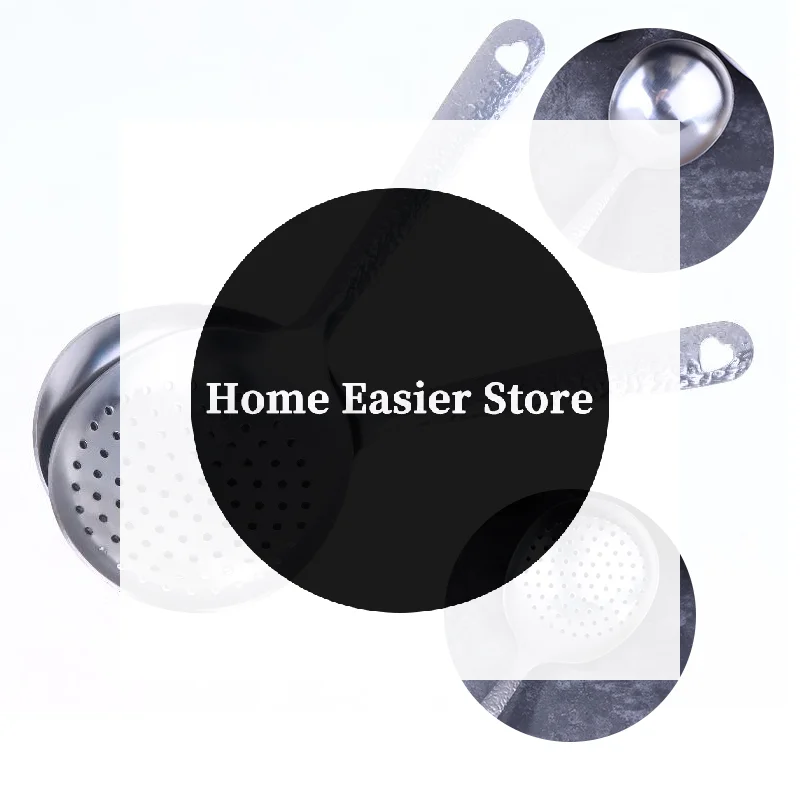 

1 шт. Короткая ложка для супа из нержавеющей стали с отверстиями, для ресторана, для овощей, для домашнего использования, для риса и вермишели