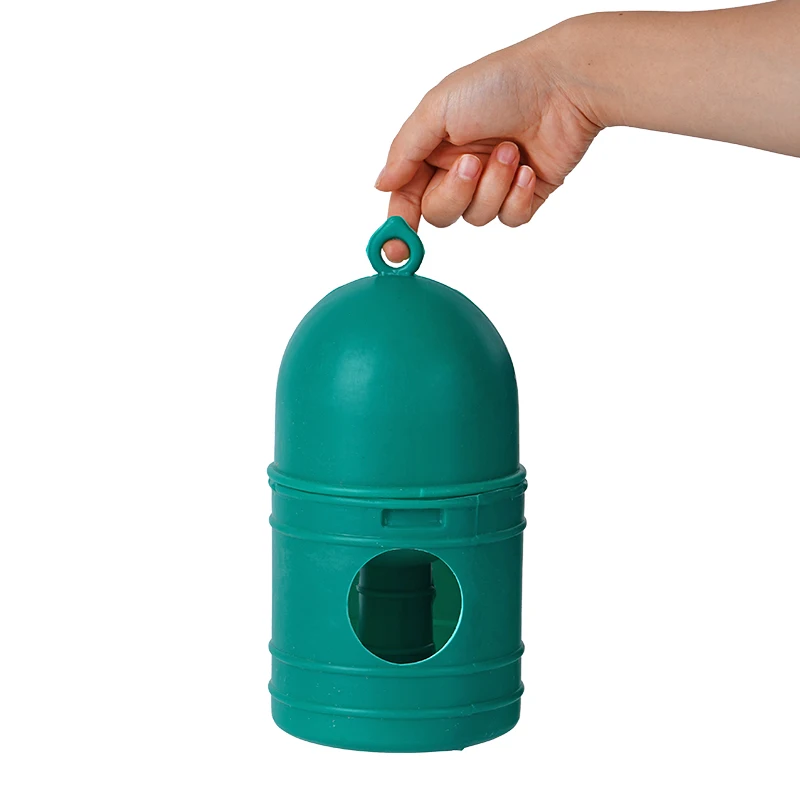 Bird Water Drinker Bottle Pigeon Water Dispenser Feeder Bird Cage Accessories Large Capacity with Hanging Handle 1L