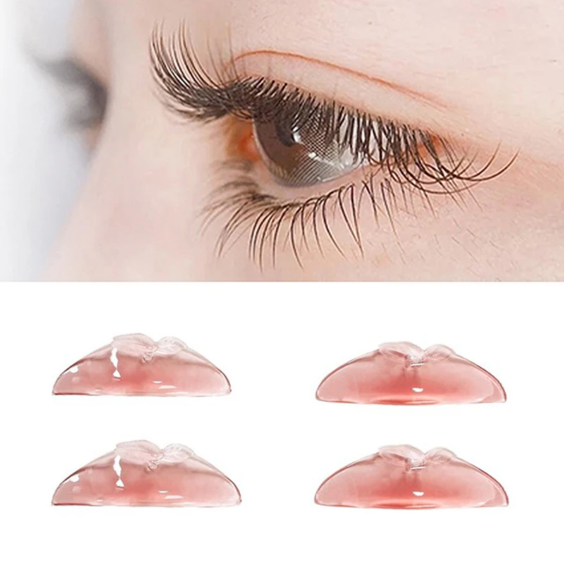 1/2 Pairs Lash Lift Glue Free Silicone Eyelash Perm Pads Sticky Lashes Rods Shield Lifting 3D Eyelash Curler Applicator Tools