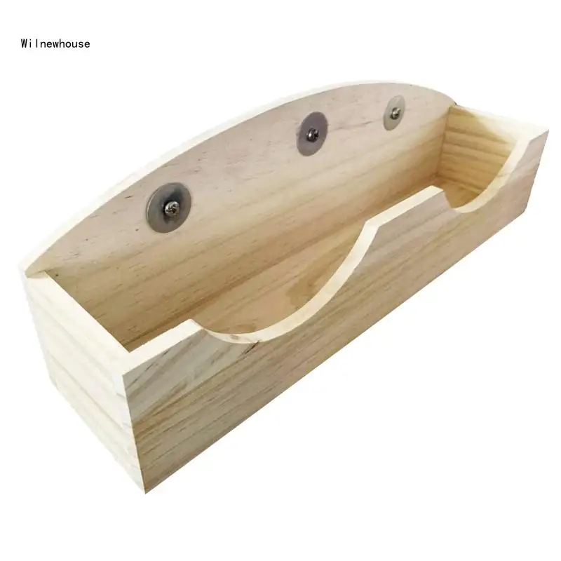 

Rabbit Feeder Bunny for Hay Feeder Wooden Feeding Bowls Manger Rack for Chinchilla Cage Accessories Easy to Dropship