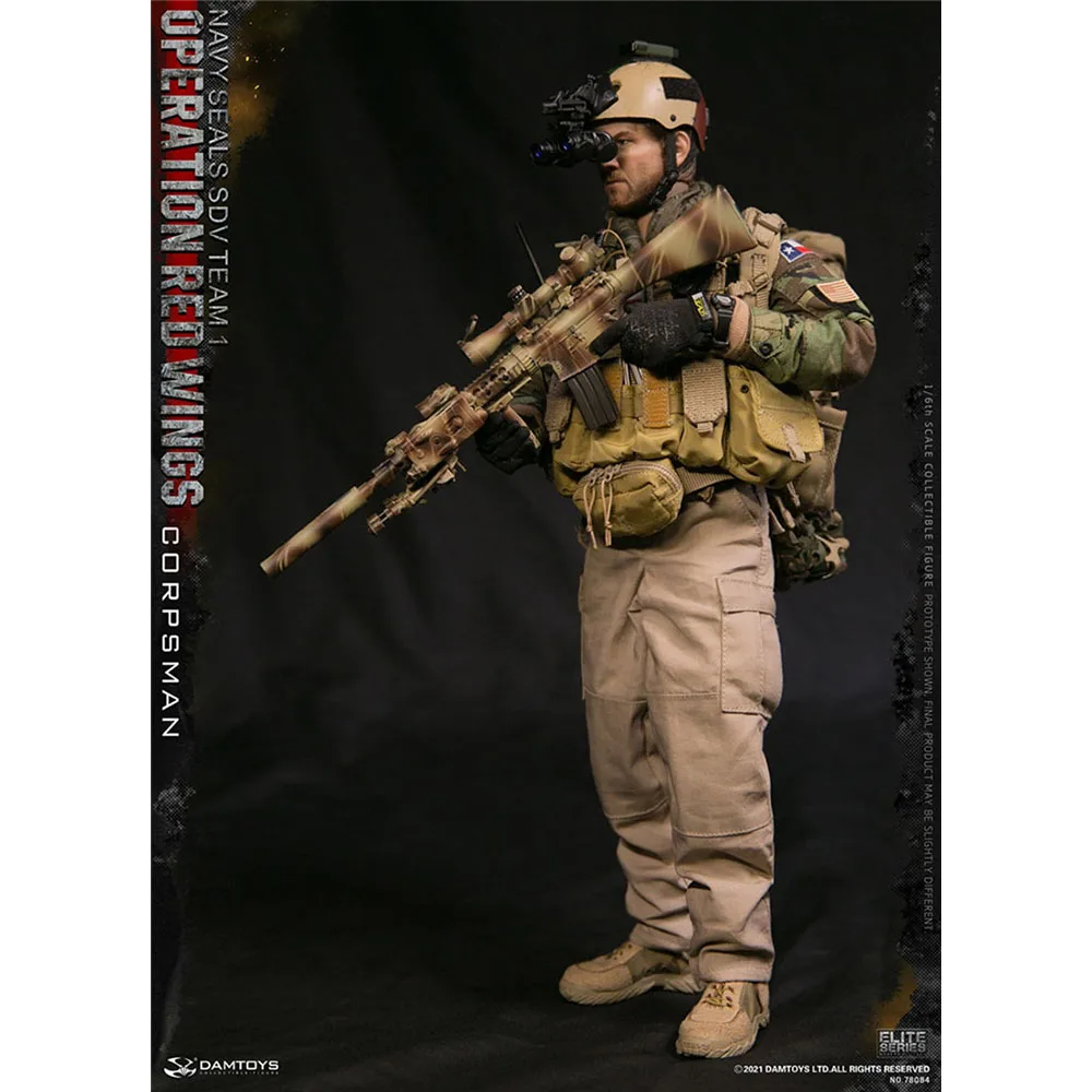 DAMTOYS 78084 1/6 Collectible Medical Male Soldier Operation Red Wings NAVY SEALS SDV TEAM 1 Full Set 12