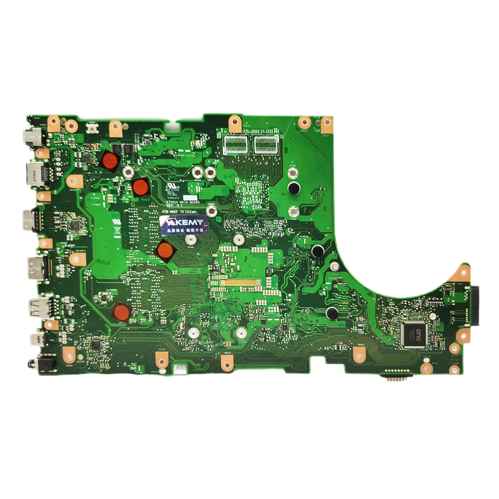 X756UA Notebook Mainboard For Asus X756UV X756UAK X756U X756UJ X756UXM X756UQK X756UW Motherboard I3 I5 I7 6th CPU DDR3L/DDR4