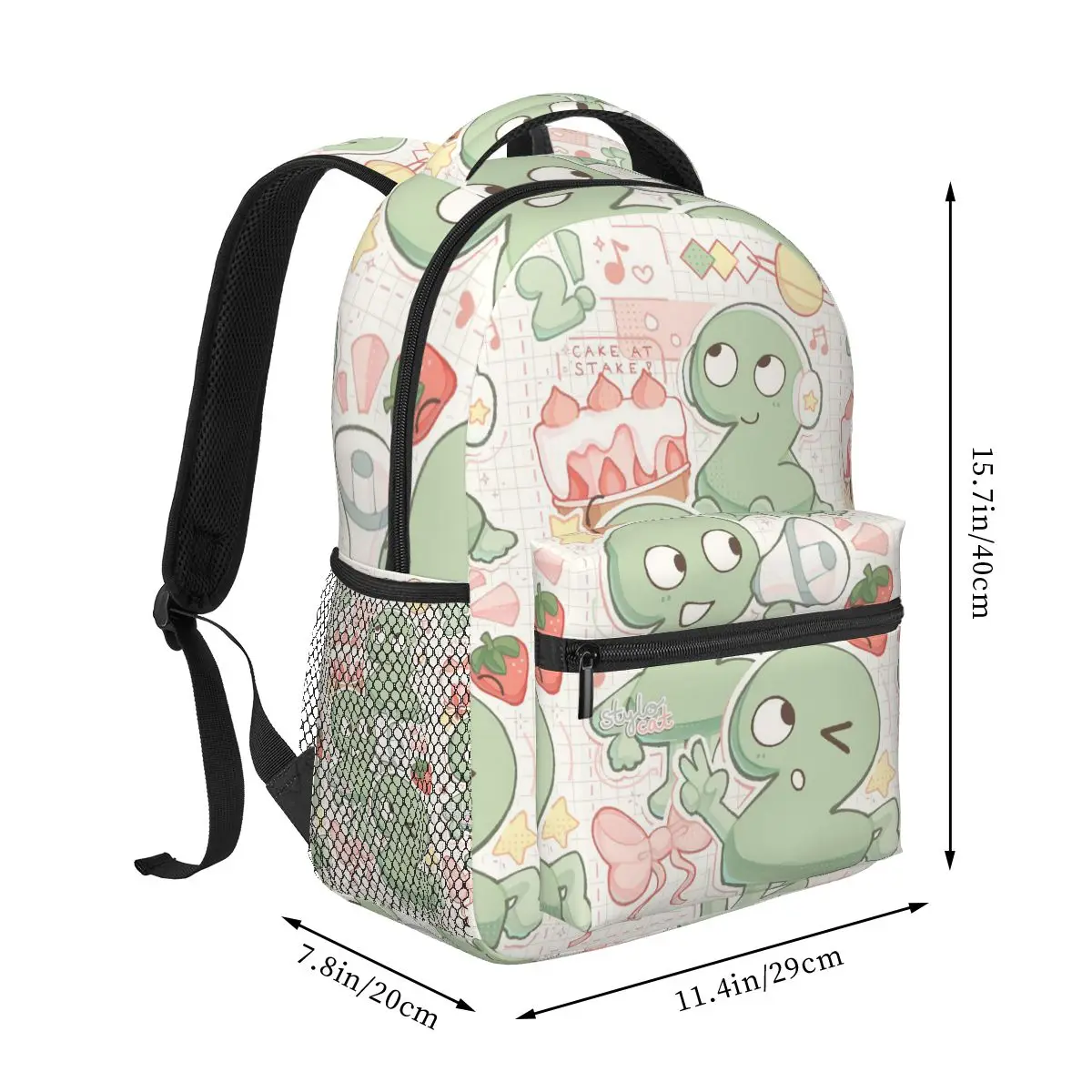 Two Tpot BFDI Backpacks Boys Girls Bookbag Students School Bags Cartoon Kids Rucksack Shoulder Bag Large Capacity