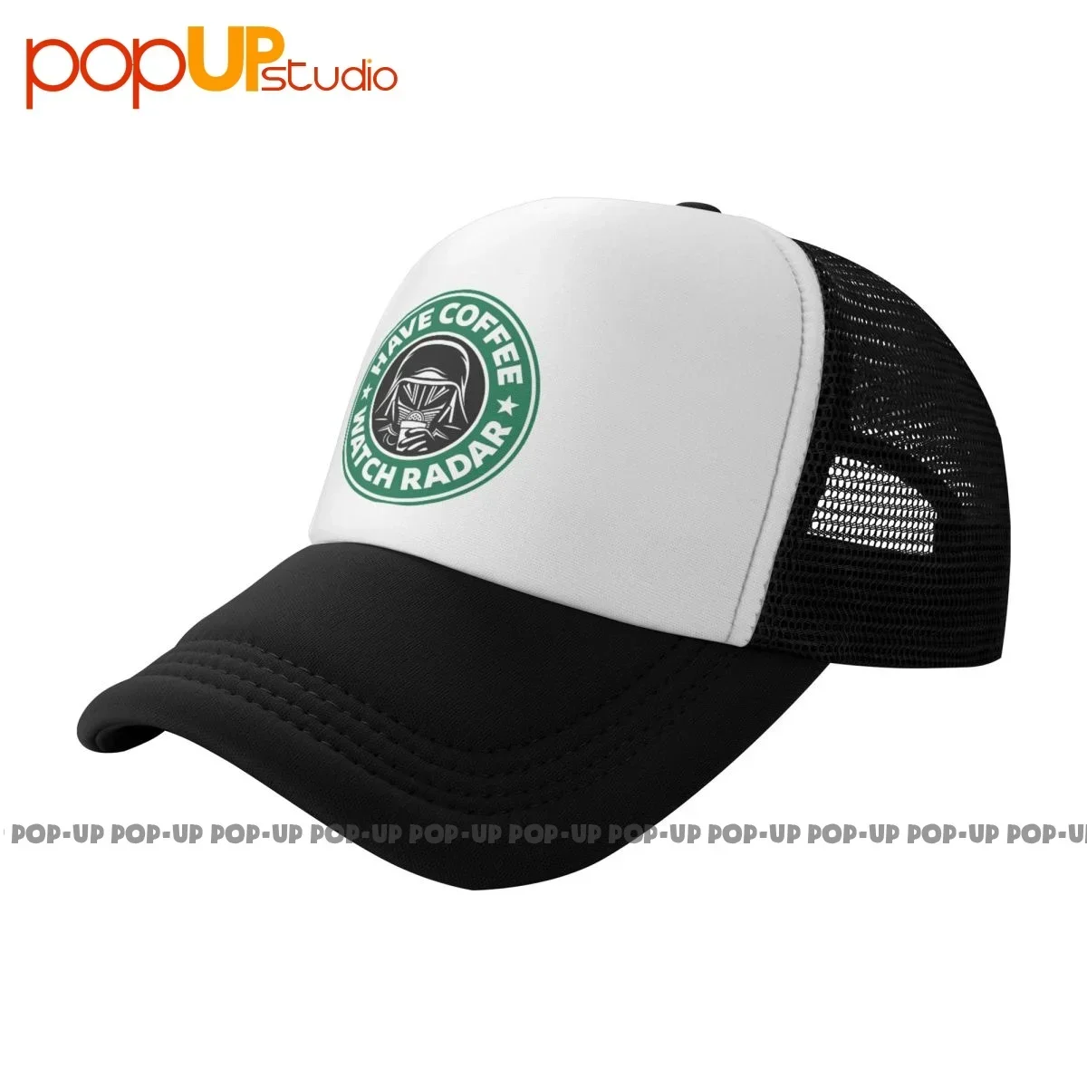 Spaceballs Retro Predator Have Coffee Watch Radar Baseball Cap Trucker Hats Breathable Sunscreen Hip Hop High Quality Funny