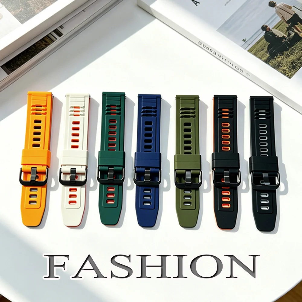 22mm Silicone Strap For Suunto Run/ Race 2 /S Watch Band Bracelet Replacement Accessories For Suunto 9 Peak Pro/5 Peak Watchband