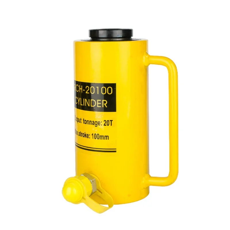 Hollow Hydraulic Cylinder RCH-20100 Hydraulic Jack with Tonnage of 20T, Work Travel of 100mm