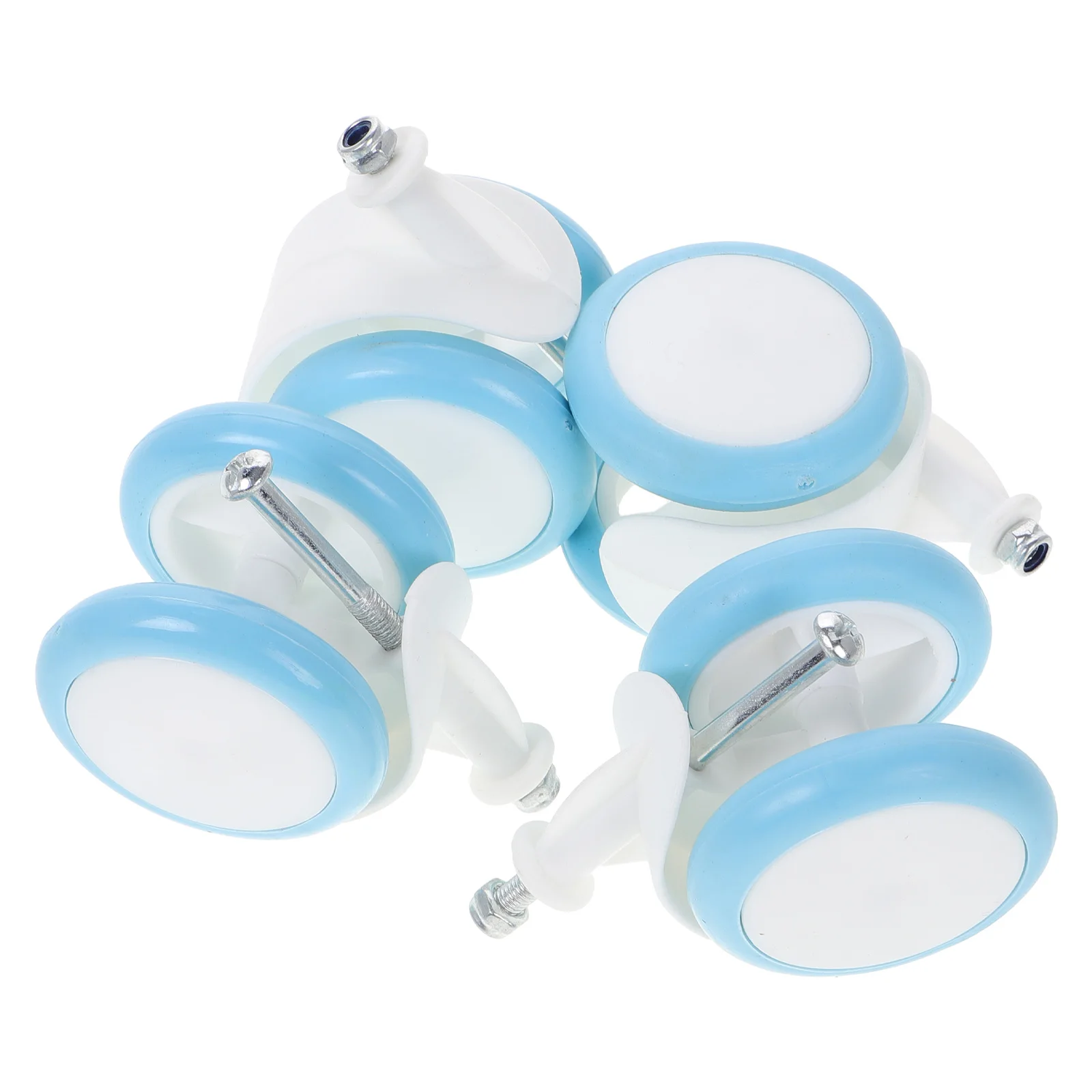 4 قطعة عربة أطفال مشاية عجلات استبدال العالمي البلاستيك المطاط الرضع دفع عربة الملحقات أجزاء عجلة ووكر