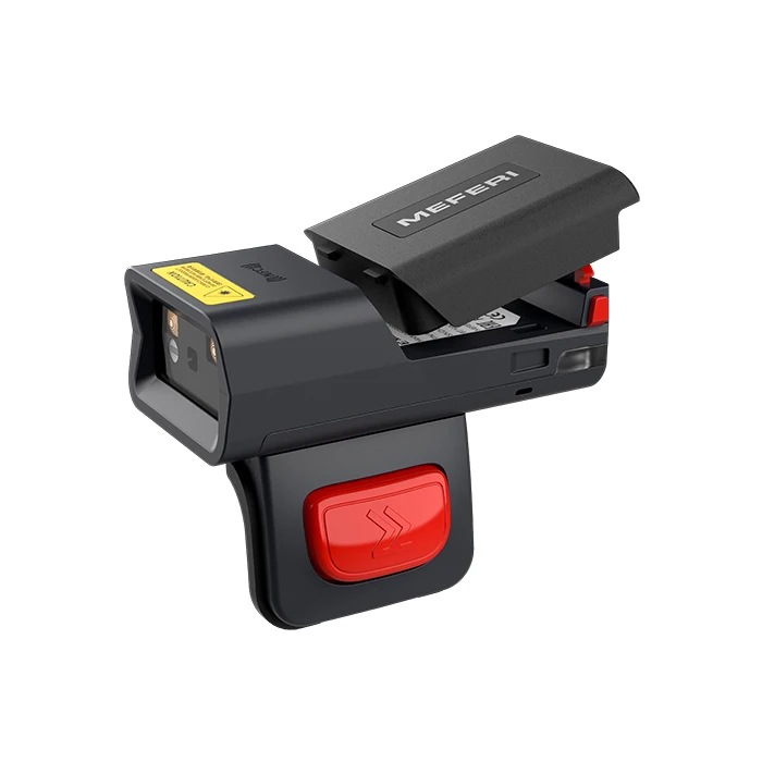 

MEFERI MS3000R 2D Blue Tooth Mini Portable Finger Ring Barcode Reader Scanner QR Handfree Barcode Scanner Reader