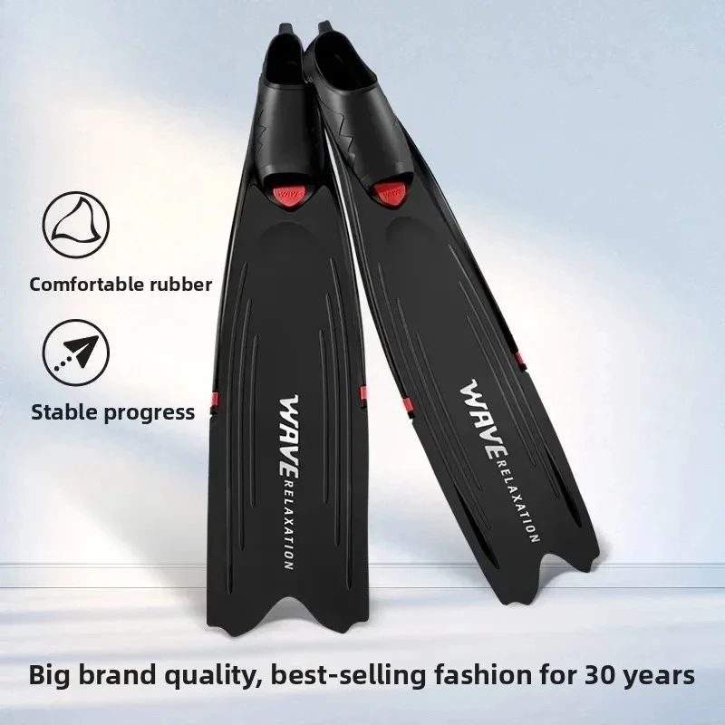 New Free Diving PP Fins Fishing Hunting Frog Shoes TPR Soft Flexible Lightweight Swimming Foot Gear for Underwater Sports