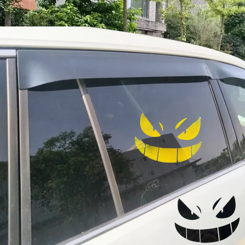 Pokemon Japanese Manga Stickers Cute Color Gengar Car Stickers CarGlass Decorative Stickers Scratch Masking Children\'s ToysGifts