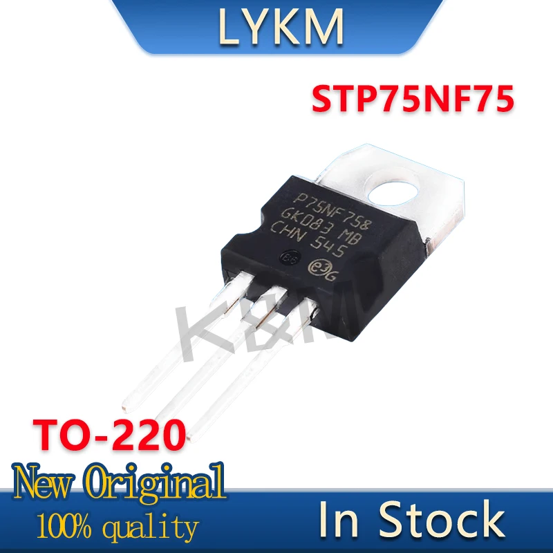 10/PCS New STP75NF75 P75NF75 TO-220 Field effect tube In Stock