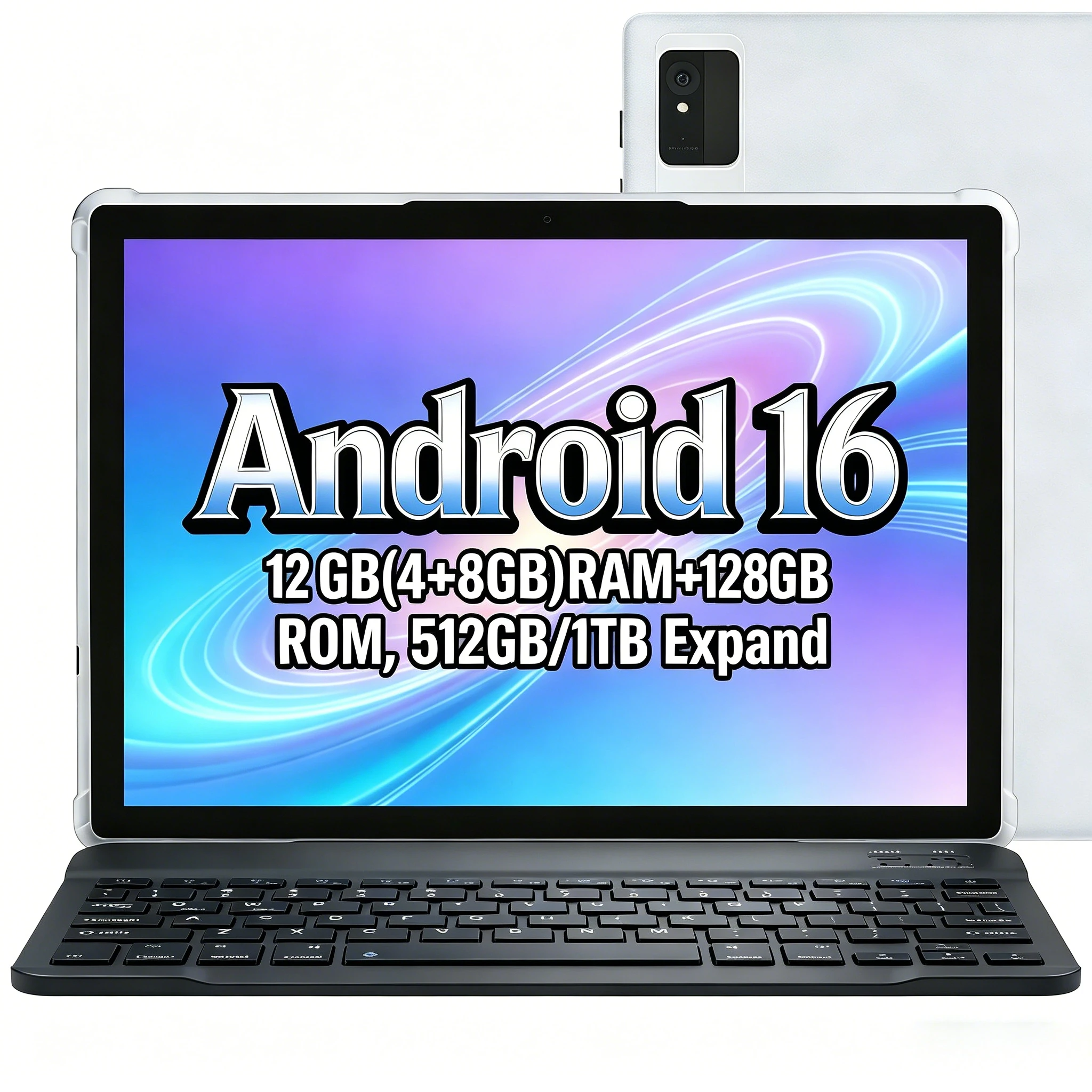 ANRY CH10 Android 16 Tablet 10.1 Inch Octa Core 12GB RAM 128GB ROM 5000mAh WiFi Bluetooth Dual Camera GPS GMS Google Play Tablet