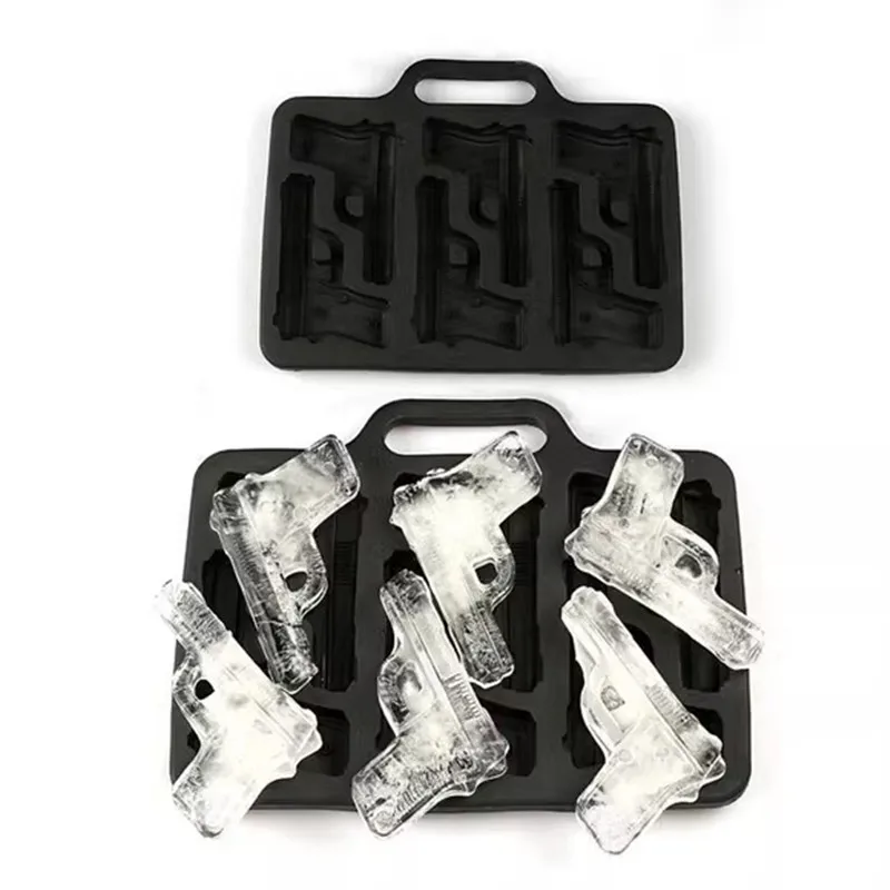

Home Gun Bullet Skull Ice Cube Maker DIY Bullet Ice Cube Tray Chocolate Mold Whiskey Wine Ice Cream Tool New Bar Tool