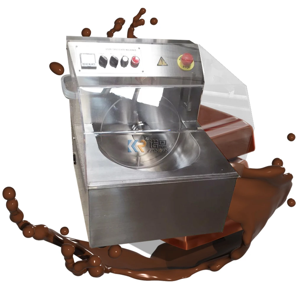 Smeltchocolademachine met kraan Chocoladesmelt- en vormmachine met transparant deksel Meer schoon