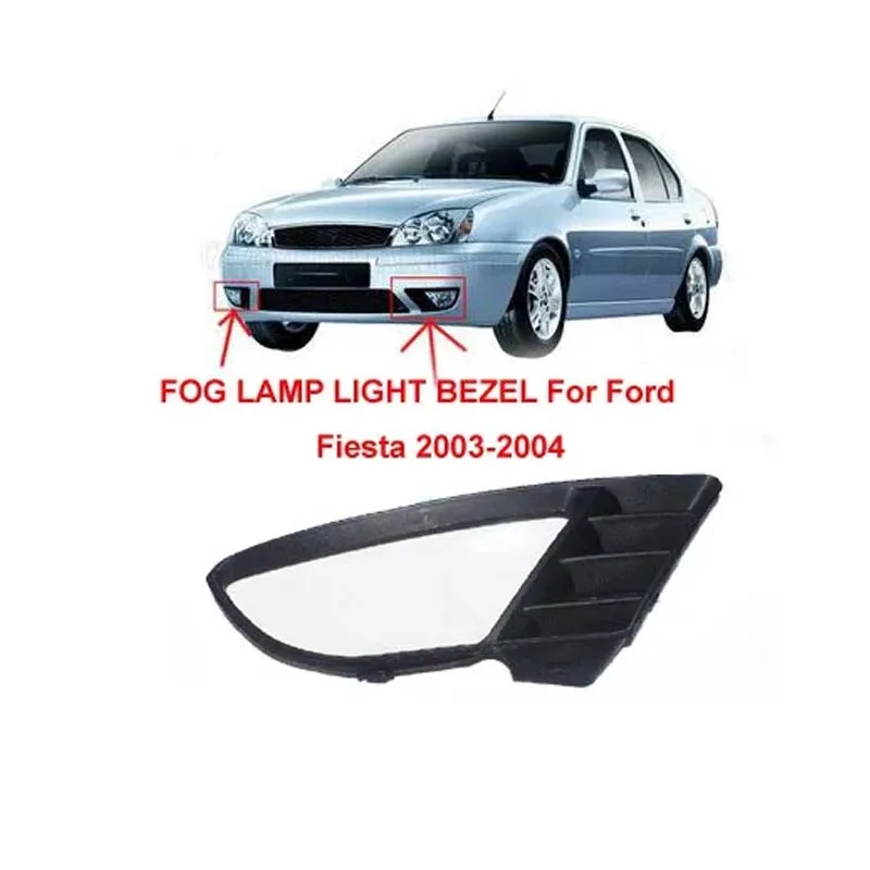 Right & Left FOG LAMP LIGHT BEZEL for for Ford Fiesta 2003-2004 lamp frames Fog Lamp Bezel Fog Lamp Light Covers