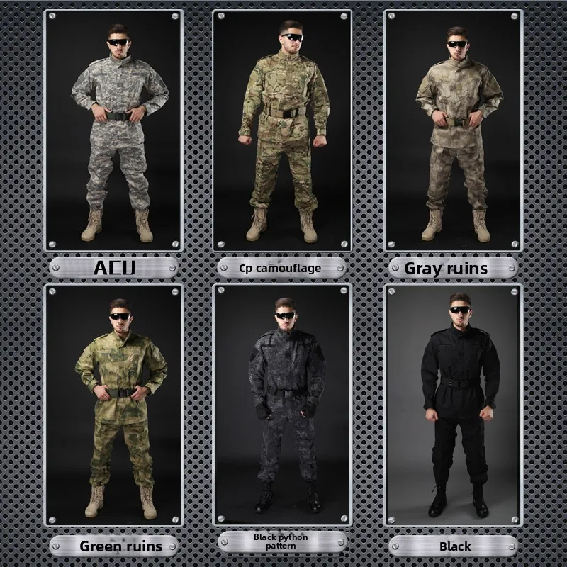 camouflage-field-workwear-set-for-men-and-women-anti-scratch-wear-resistant-military-training-orm-bla-python-pattern