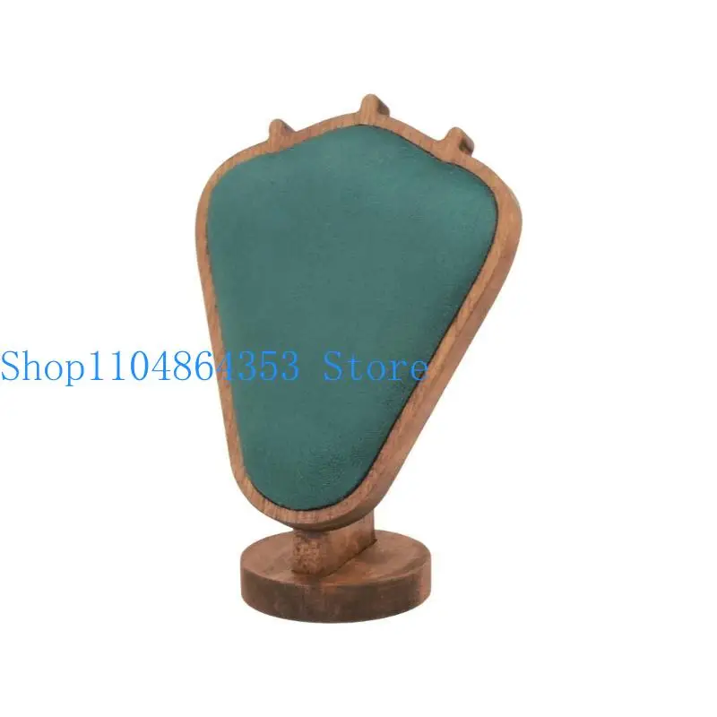 652F Изысканная прочная витрина для ювелирных изделий, маленькая подставка для ожерелья с регулируемым крючком для