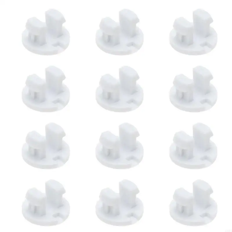 Blinds Repair Parts Plastic Blind Bottom Lock Button Replacement White Tape Lock Plug Bottom Button Enduring