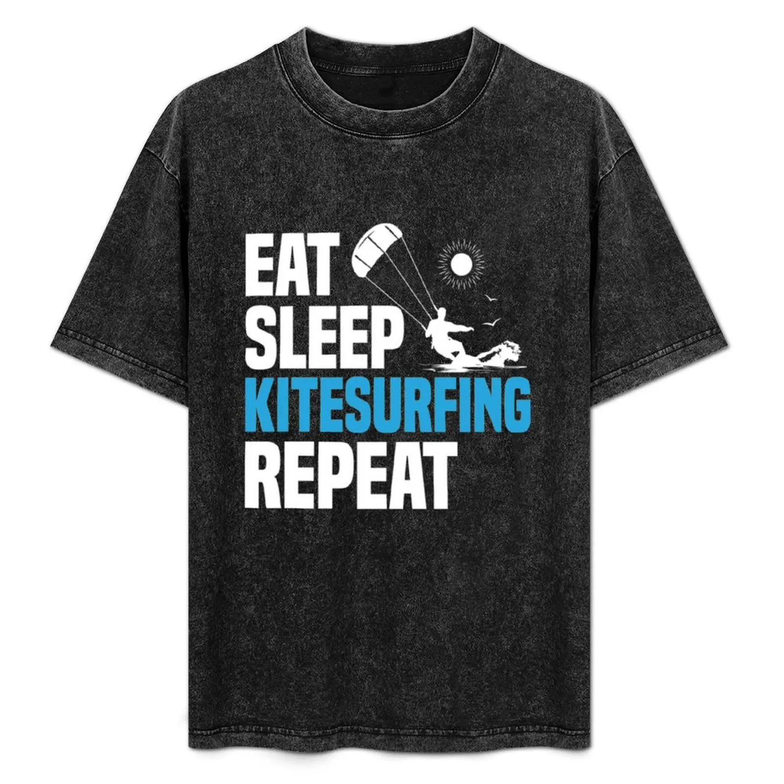 

KiteboardingKiteboarder Kitesurfer Quote Fun Gift T-Shirt Plus Size Summer Short Sleeve T-Shirt