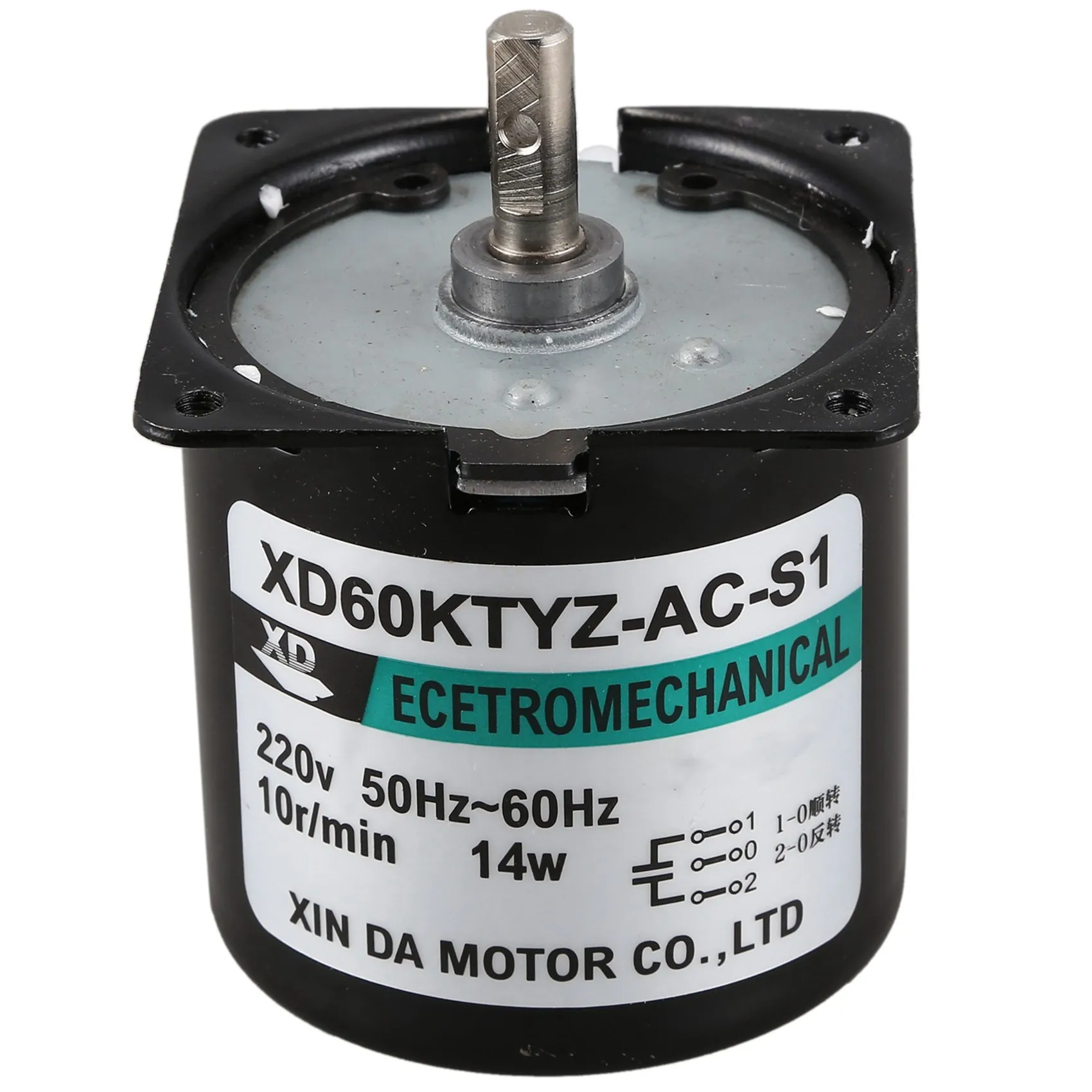 ABGG-2X 60Ktyz Ac Motor 220V 10Rpm Permanent Magnetic Electric Synchronous Motor 14W Permanent Magnet Motor