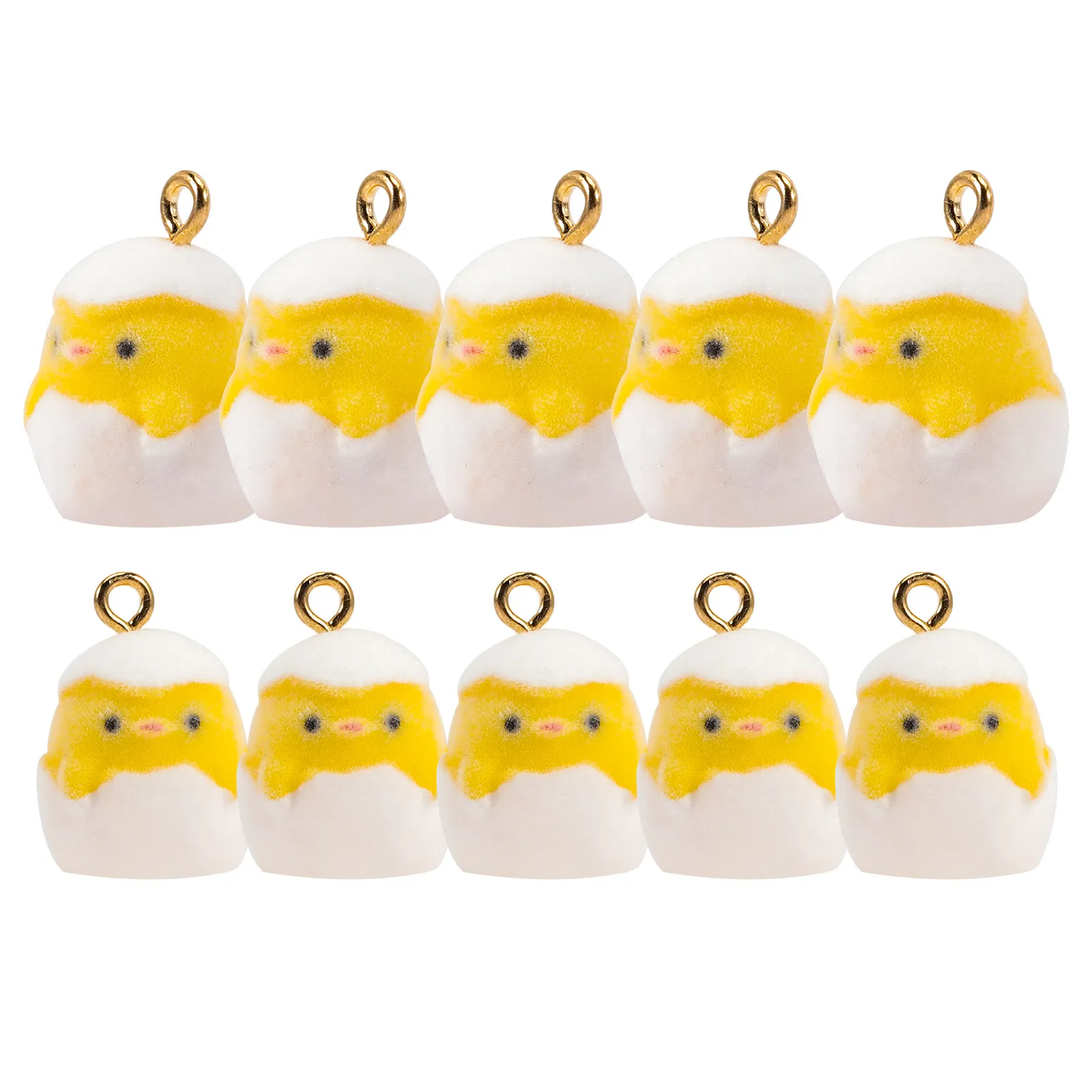 

10 шт. подвесок в пасхальном стиле с узором в виде куриных яиц, аксессуары для изготовления украшений своими руками: для серег, ожерелий, браслетов