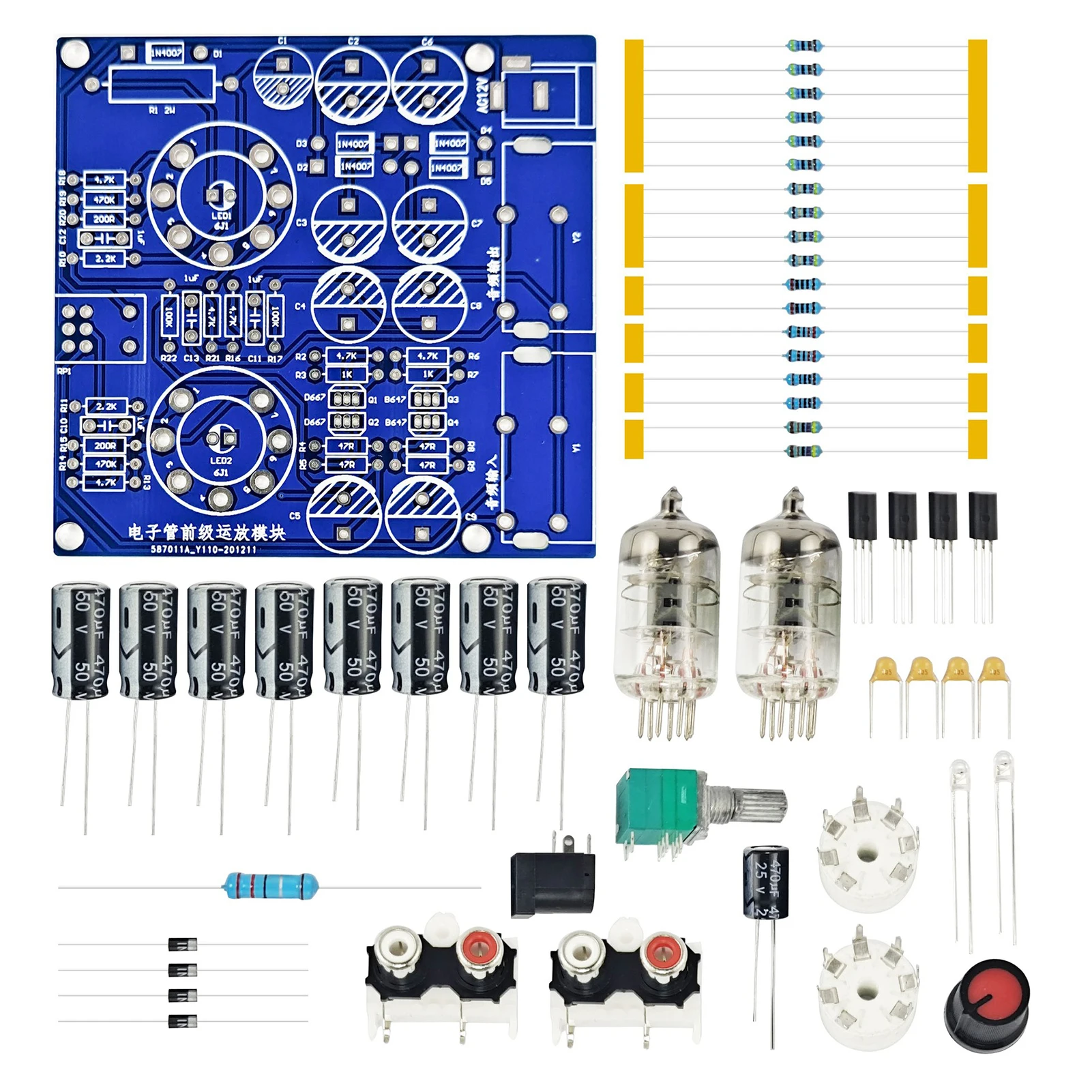 Forfever 6J1 Audio Front-end Speaker Transform Sound Welded Parts Self-assembly Component