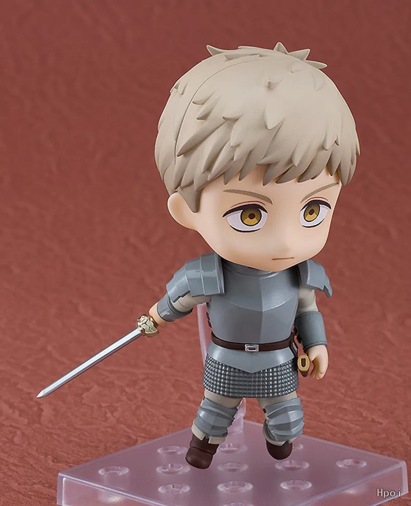 10cm 2375 #   Laios Laius Raiosu Figuras de ação Delicioso em Dungeon Figuras Q Versão Leos Móveis PVC Anime Modelo Coleção Presente