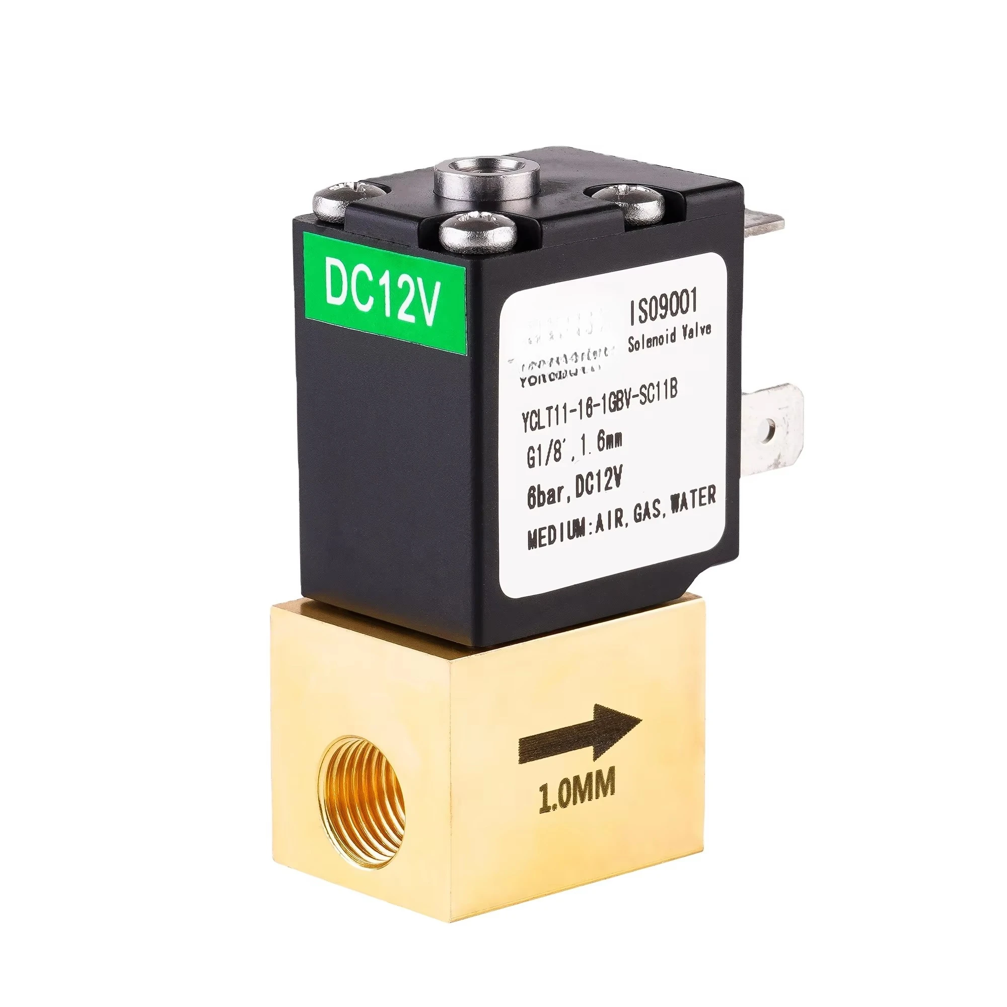 Yongchuang YCLT11 High Precision Proportional Flow Control Solenoid Valve 12vdc PWM