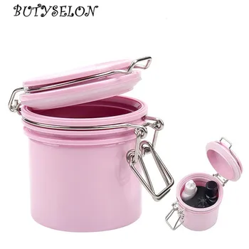 속눈썹 연장 접착제 보관 탱크 1 개, 개별 접착 스탠드 컨테이너 눈 속눈썹 활성화 밀폐 보관 용기 컨테이너