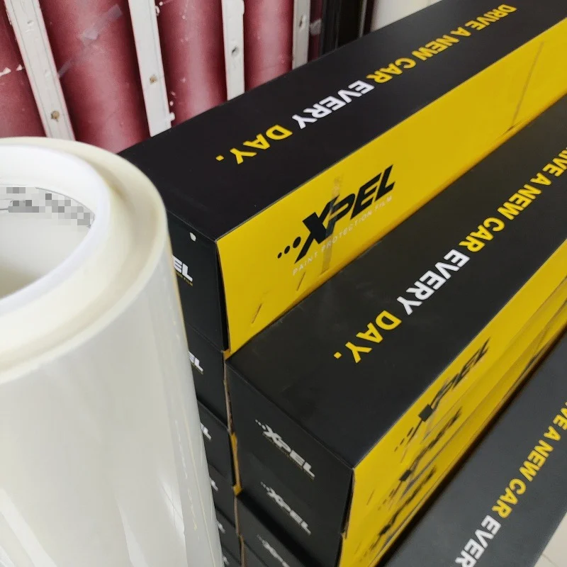 

Глянцевая защитная пленка для автомобильной краски XPEL TPU PPF, 10-летняя гарантия, прозрачность, самовосстанавливающаяся гидрофобная антижелтая