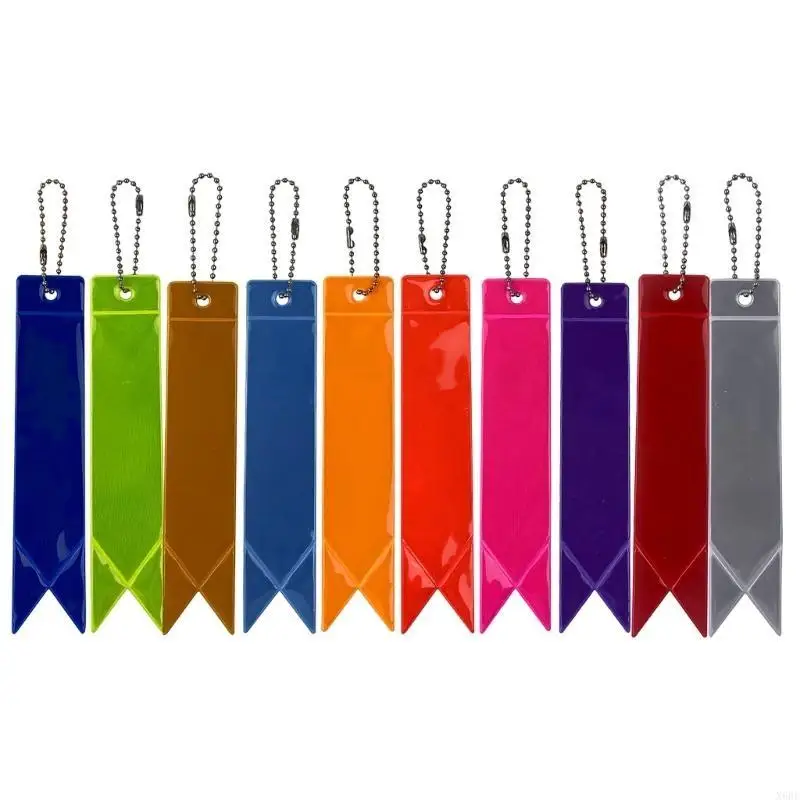X6HF Upgraded Super-Bright Children’s Safety Reflective Gear Stylish Pendant Keychain Reflector for Bags Strollers Wheelchair - zdjęcie 1