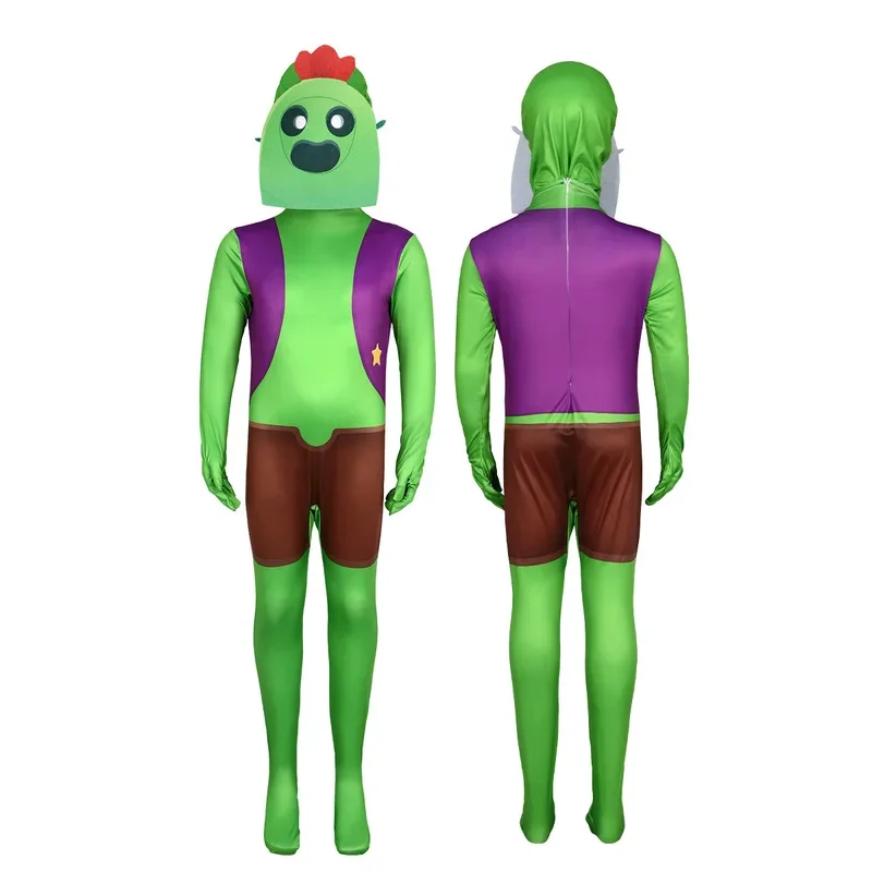 HN8 Grensoverschrijdende Halloween wildernis brawl cosplay spel rollenspel kostuum jumpsuit kostuum) 4Dc