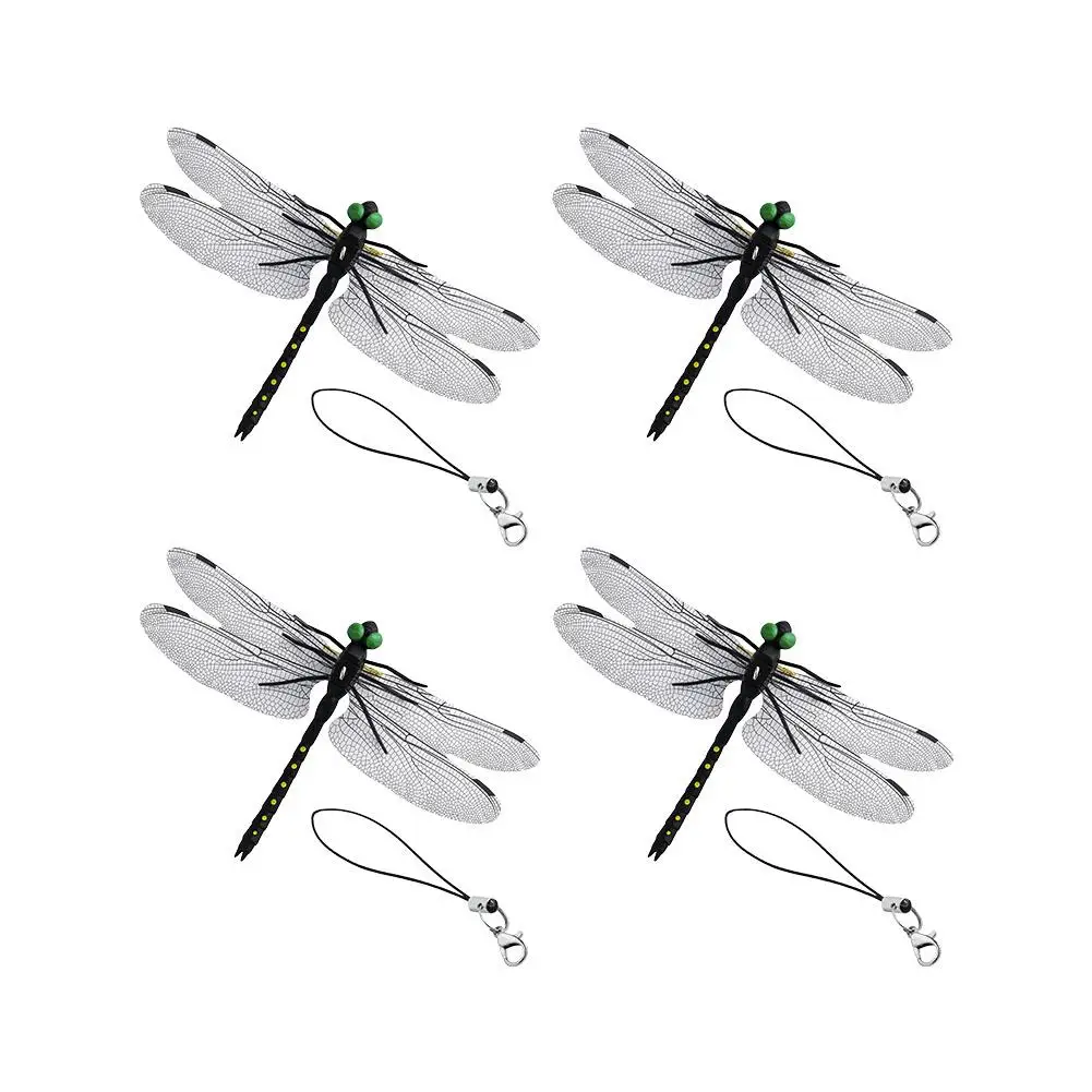 4/10/20pcs Outdoor Mosquito Repellent Simulation Of Large Dragonfly Dragonfly Model Toy The Wing Length Is 14cm