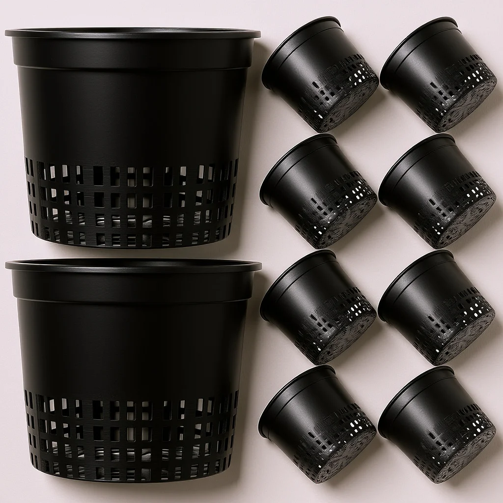 

Hydroponics Planting Baskets 10PCS Water Grass Grow Cups Soilless Culture Pot for Balcony Garden Water Plant Cultivate Basket
