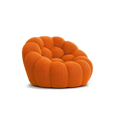 US in Stock Drop Shipping Modern 3D Honeycomb Mesh Fabric White Store Bubble Sofa 1 Seater Football Sofas Couch