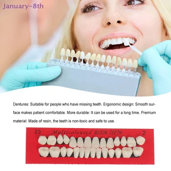 28-zębowa żywica proteza porównawcza zębów lustro stomatologia wybielanie badań płytek dentystycznych na modelu edukacji dentystycznej