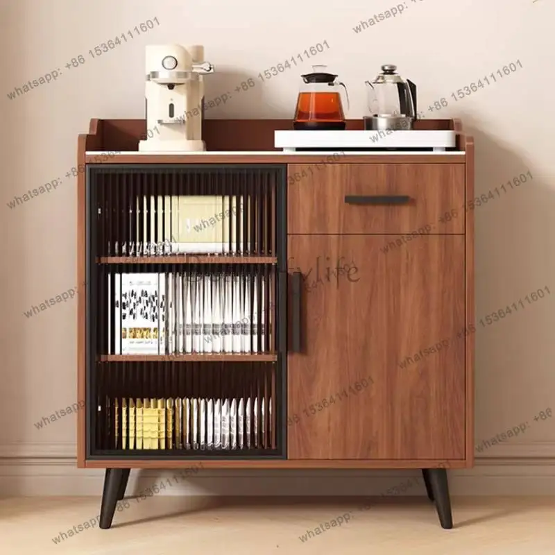 YJ Sideboards Wood Living Room Cabinets Luxury Entryways Pantry Curio Wine Drawers Cabinets Organizer Gabinete Trendy Furniture