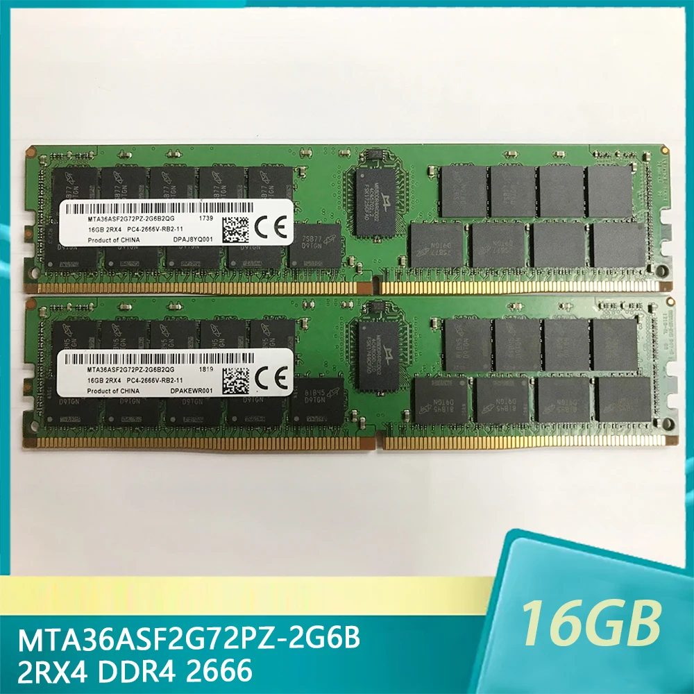 

1 шт. для MT RAM 16 ГБ 16G 2RX4 DDR4 2666 PC4-2666V-RB2 MTA36ASF2G72PZ-2G6B серверная память