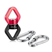 Columpio giratorio 30KN Micro rotador dispositivo giratorio de seguridad accesorio colgante para escalada en roca, hamaca colgante, columpio de árbol web