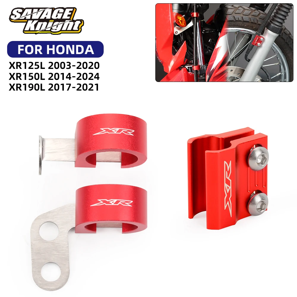 

2024 XR 125L 150L 190L Front Brake Hose Line Clamp For Honda XR125L XR150L XR190L 2003-2023 Brake Cable Wire Guide Clip Holder