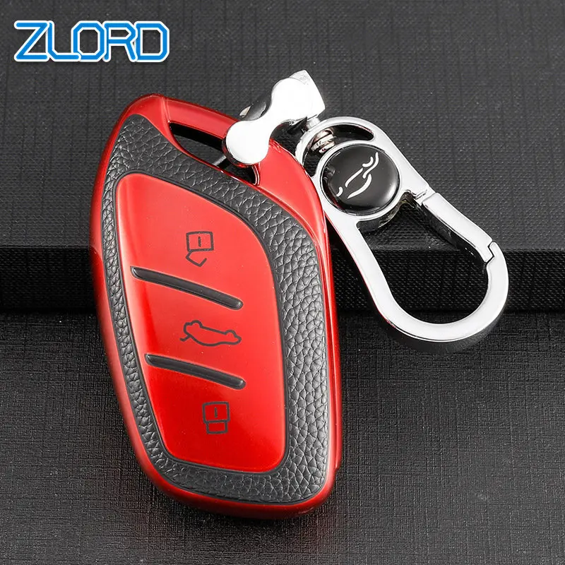 For Saic MG ZS EV MG6 EZS HS EHS 2019 2020 Roewe RX5 I6 I5 RX3 RX8 ERX5 MG5 3 Button TPU Car Remote Key Case Cover Key Shell Fob