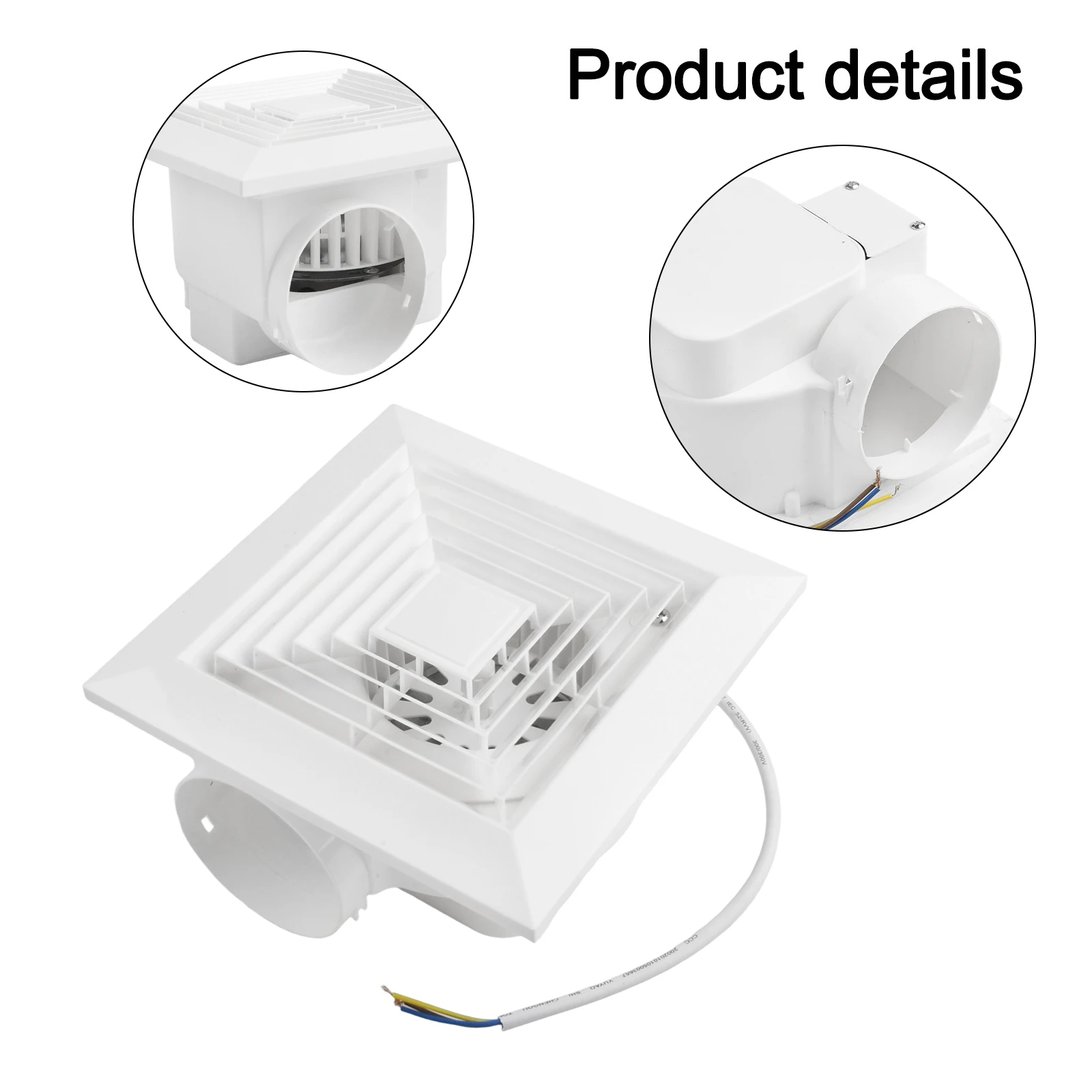 

Вентилятор для домашней вентиляции Компактное решение для вентиляции потолка Компактный дизайн Удобная установка