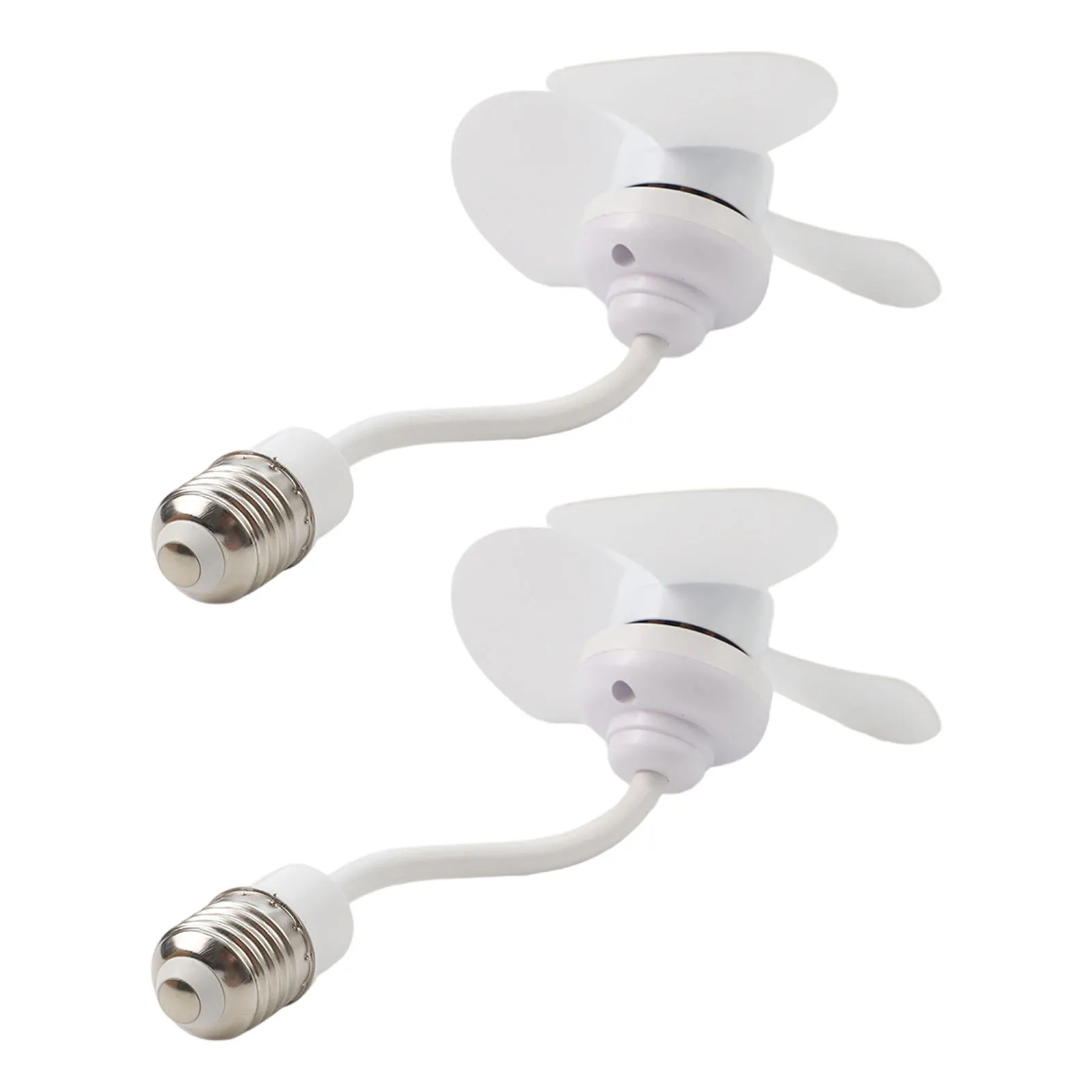 

E27 Винтовой дизайн Бесшумный светодиодный настольный вентилятор с гибкой трубкой и регулируемым потоком воздуха для компактных помещений, таких как офисы и общежития.