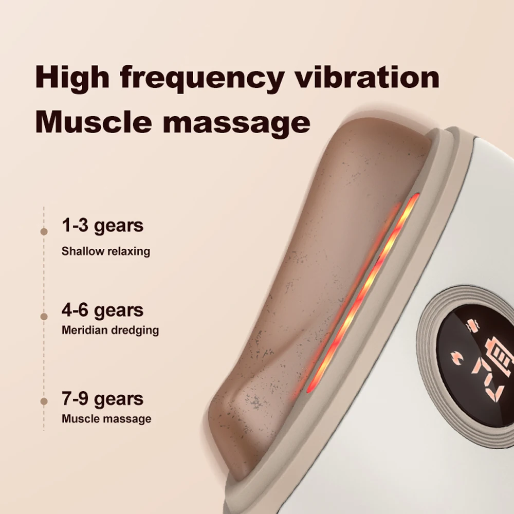 Electric Scraping Massager Thermal Vibration Neck Face Lifting Red Infrared Anti-wrinkle Facial Massager Skin Care Massage Tool