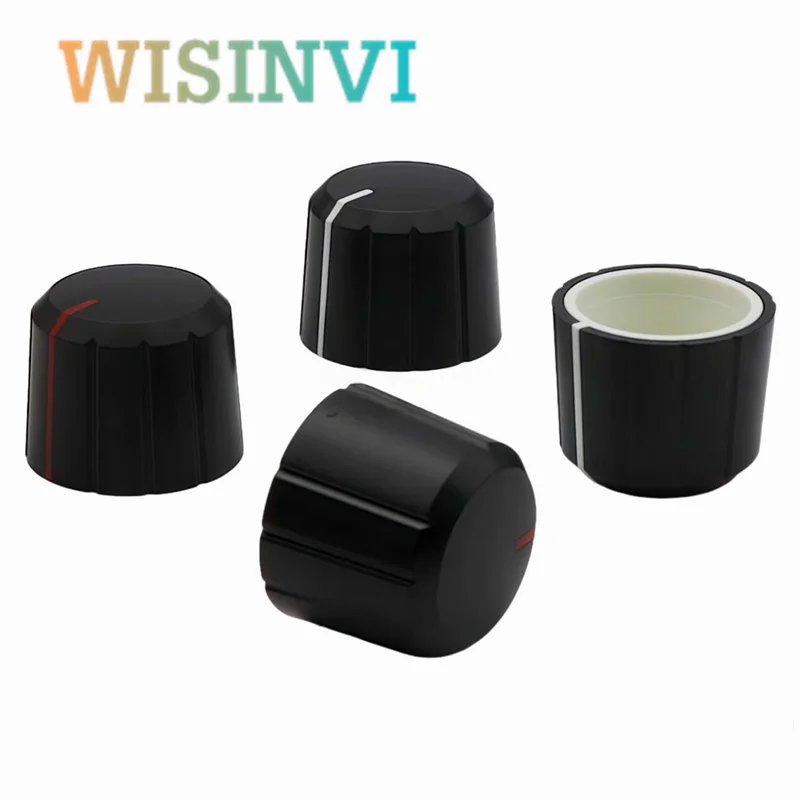 10PCS 20x16mm Plastic Knob Cap Potentiometer Amplifier Volume Knob Cap Electronic Instruments Switch Cap Flower Shaped