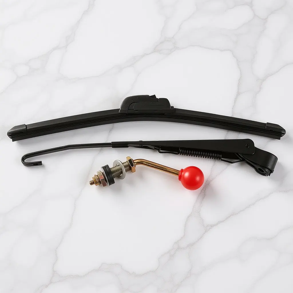 

Универсальный ручной полузакрытый стеклоочиститель для UTV, снегоходов и мотоциклов, сменная ручная щетка стеклоочистителя