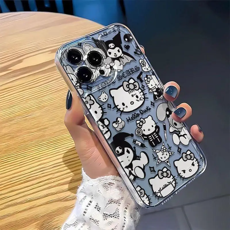 Custodia per telefono originale Hello Kittys Kuromi per Xiaomi Redmi 13 12 12C 10 10C 9 9A 9T 9C 11T Poco X3 X4 X5 Pro NFC GT 4G 5G Cover