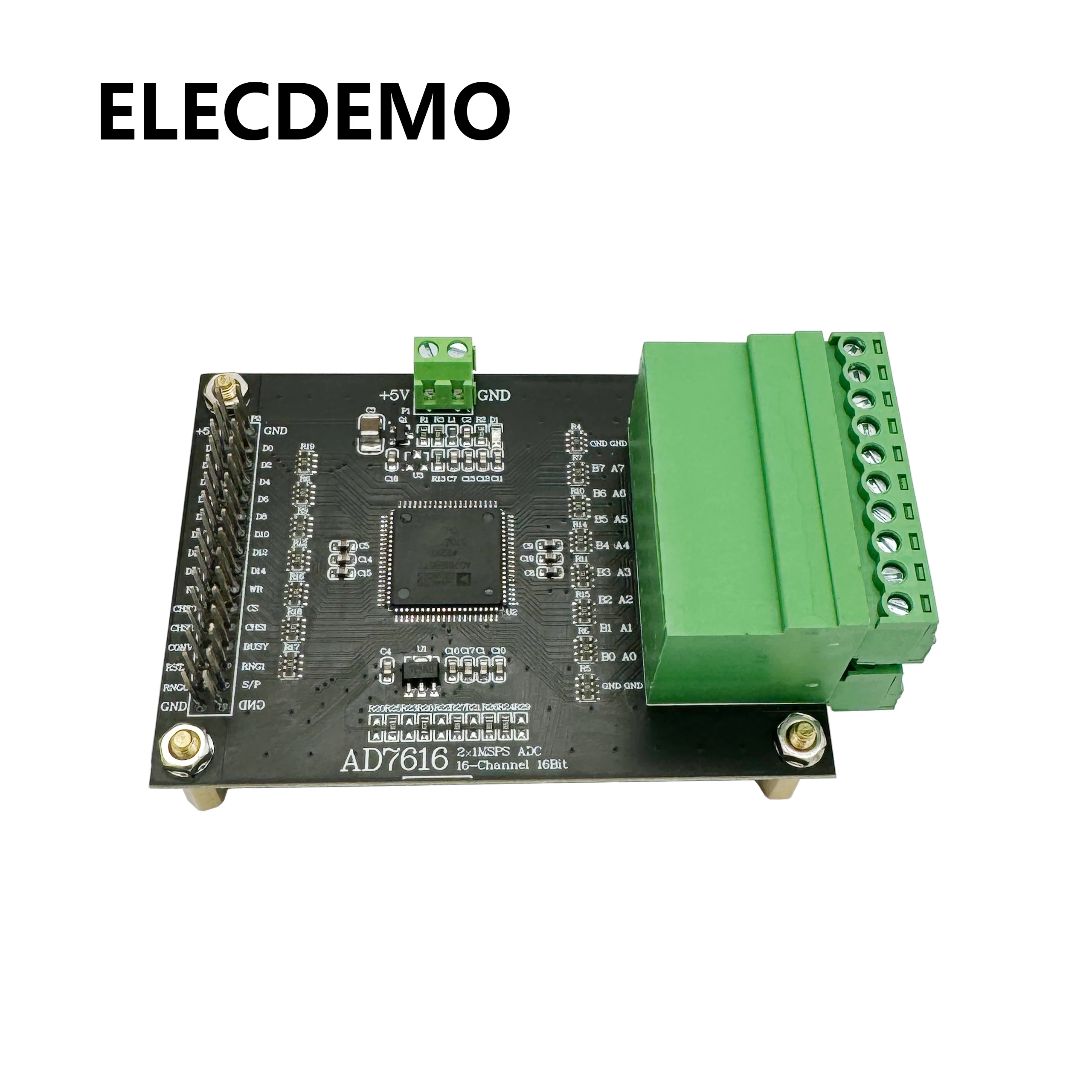 High-Speed Simultaneous Sampling ADC Module 16-Bit 16-Channels 1MSPS , Low Noise High Performance Data Acquisition Board AD7616