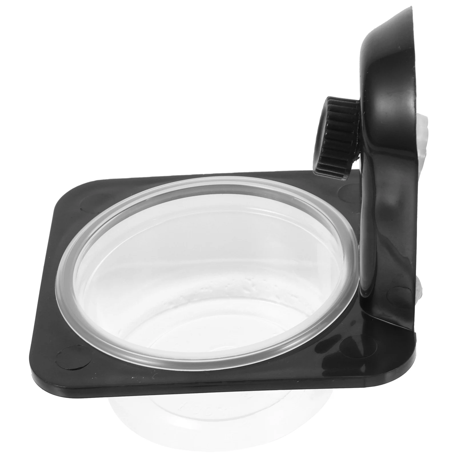 

Gecko Feeder Bowl Sturdy Transparent Plastic Reptile Food Feeder Water Bowl Feeding Tool for Lizards Crawling Pets