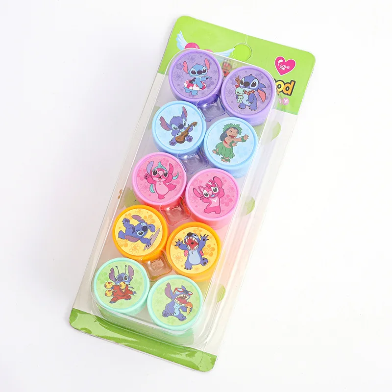 10/30 قطعة ليلو وستيتش Stamps هدايا الحفلات غرزة ختم Stamps الفصول الدراسية المدرسية المكافآت جوائز جودي حقيبة هدايا حفلة عيد ميلاد هدية